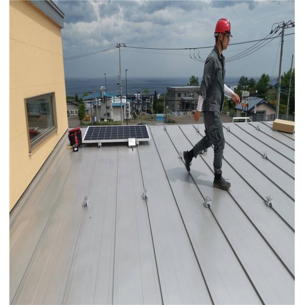 Pre Assembled Anodized Aluminum Solar Rooftop Mounting Structure