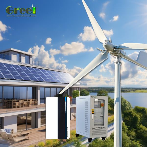 Quality 24 Hours Lithium Ion Off Grid Solar System Monocrystalline Silicon Panels MPPT/PWM Controller 48VDC for sale