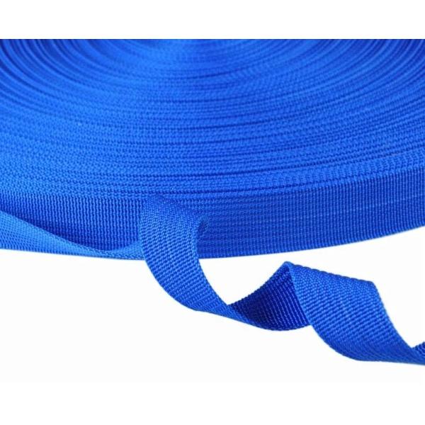 Flat Polypropylene Webbing 25mm , Black Tote Bag Handles Webbing