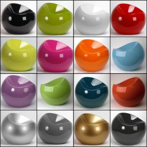  Apple Ball Fiberglass Arm Chair Glossy Designed By Eero Aarnio Short Round Stool Manufactures