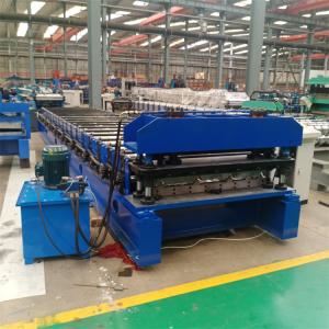 China Pre Painted Steel Galvanized Ibr Roof Panel Roll Forming Machine For Wall Panel on sale