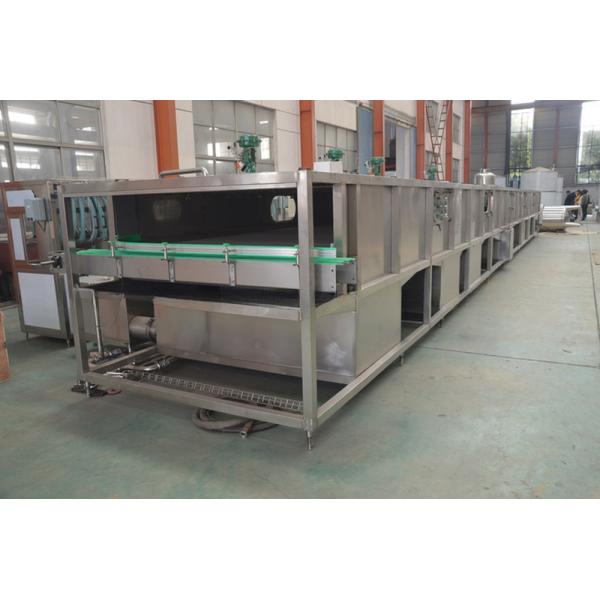 Juice And Beverage Continuous Spraying Type Tunnel Pasteurizer Machine