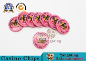  ABS RFID Gambling Chips , Monte Carlo Blackjack Poker Chips With Security Number Manufactures