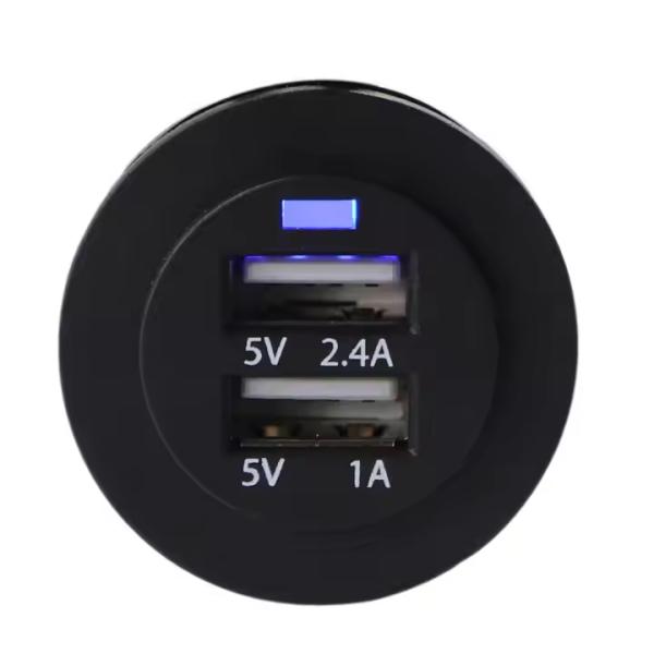 Marine Power Socket with ABS Material Blue LED Indicator and Overcurrent