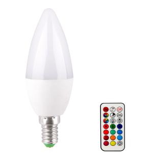  3W Energy Efficient Dimmable Candle LED Light Bulbs For Home Lighting Manufactures