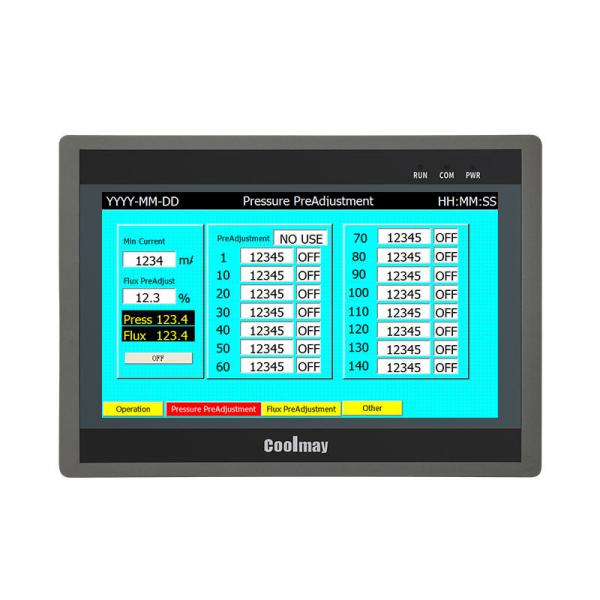 Quality Automation Control HMI PLC All In One 10.1" TFT Touch Panel 16AI 8AO for sale