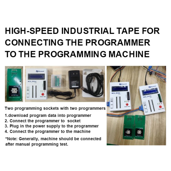 KR42-2500REV Electric Tray IC Programming machine | No Air Source Required | 4 Stations ±0.03mm for QFP/QFN/SOP/BGA
