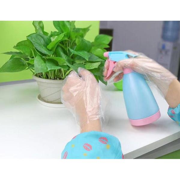 Durable Thin Water Proof polyethylene Disposable Cleaning Gloves