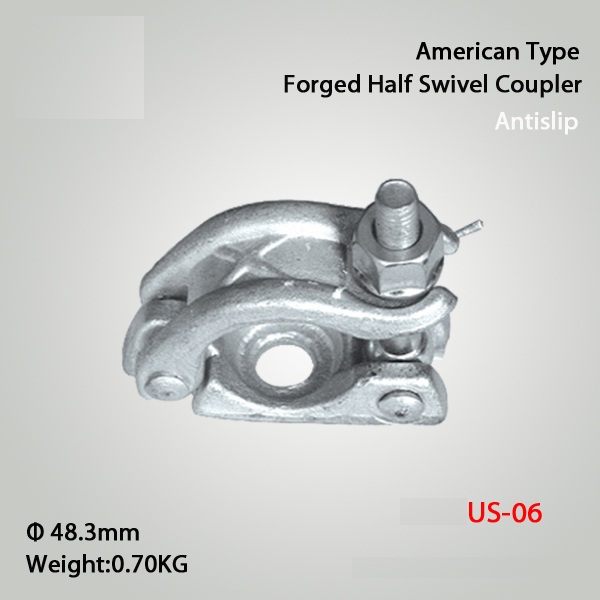 American Type Drop Forged Half Coupler Single Scaffolding Coupler