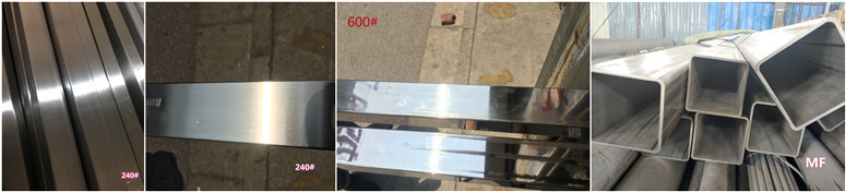 180 Grit Polished SS Rectangular Tube ASME 304L 1mm Thick