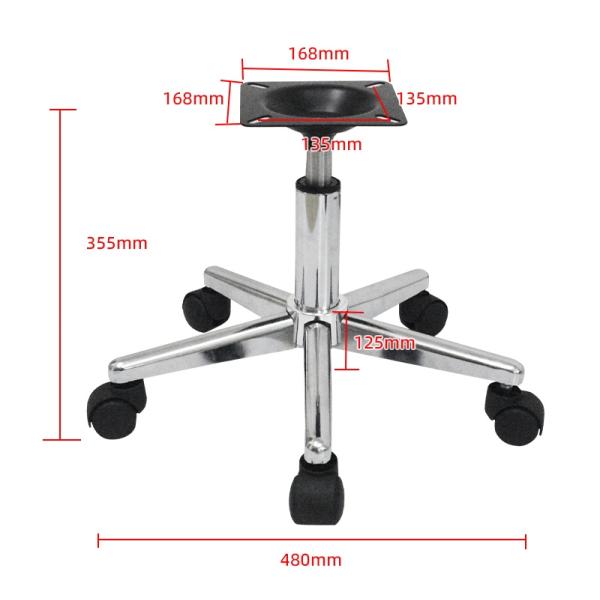 Customizable Colors Office Chair Base Replacement With 480mm Diameter