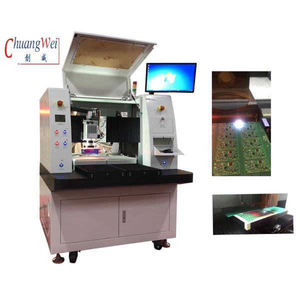 High-Speed Laser PCB Depaneling Machine For FPC/PCB Cutting With 30x30mm Working