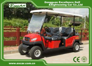  48V 3.7M Electric Battery Powered Golf Car , 4 Seater Buggy Car Manufactures