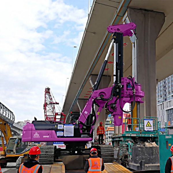 Crawler Rotary Drilling Rig Engineering Construction Foundation Hydraulic Borehole Drilling Machine