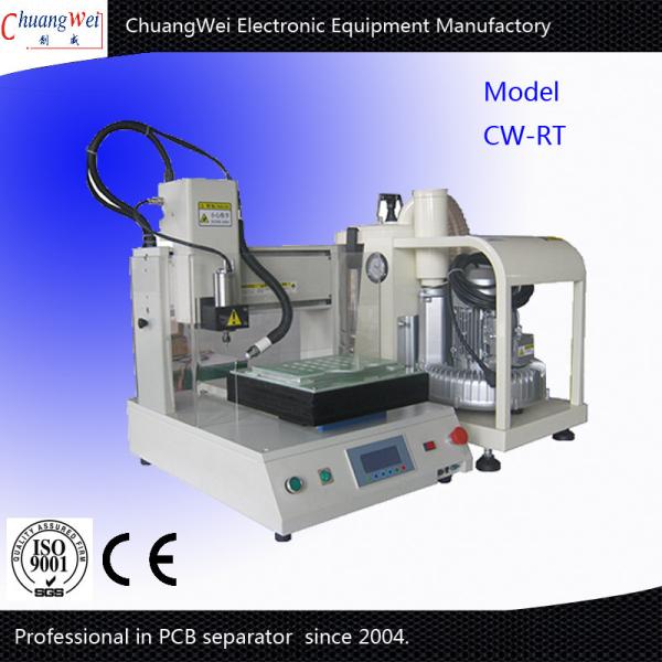 Quality Bench Top Automatic PCB Router With Customize Robust Frame And Vaccum Cleaner for sale