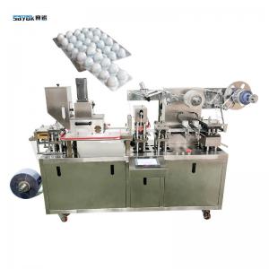  380V Thailand Alcohol Cotton Ball Blister Packing Machine Flat Plate Type Manufactures