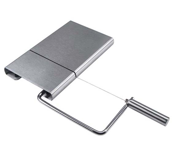 Stainless steel cheese slicer include cutting board for kitchenware