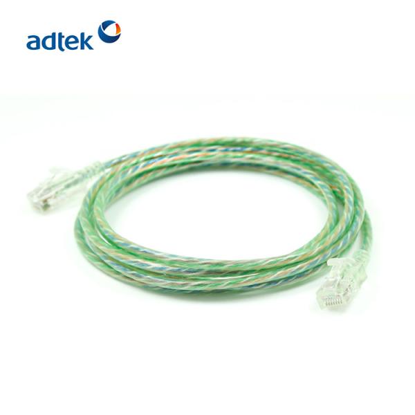 7M UTP Cat6 Copper Patch Cord 24 AWG 32AWG Slim Flat Patch Cable