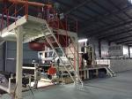 Bitumen Backed Carpet Tiles Production Line Contious With Slitting Cutter