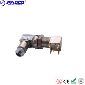  Male To Female Coax Cable Connector EPS 00 250 NTN  Elbow For PCB FLA 00S 250 Manufactures