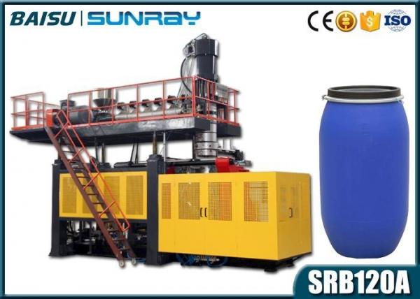 Quality Fully Automatic Blow Moulding Machine , 200 Litre Blue Plastic Drum Making Machine SRB120A for sale