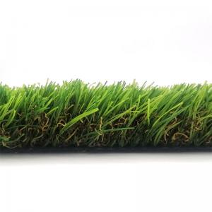  Landscaping Pet Friendly Artificial Grass , Artificial Turf Lawn 40mm Pile Height Manufactures