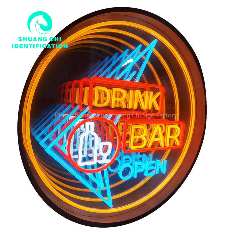  Affordable LED Neon Mirror Wall Art with Playful Touch and Other Light Source Manufactures