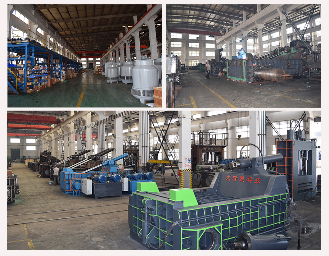 Hydraulic Vertical Scrap Baler Machine Multifunctional For Aluminum Cans