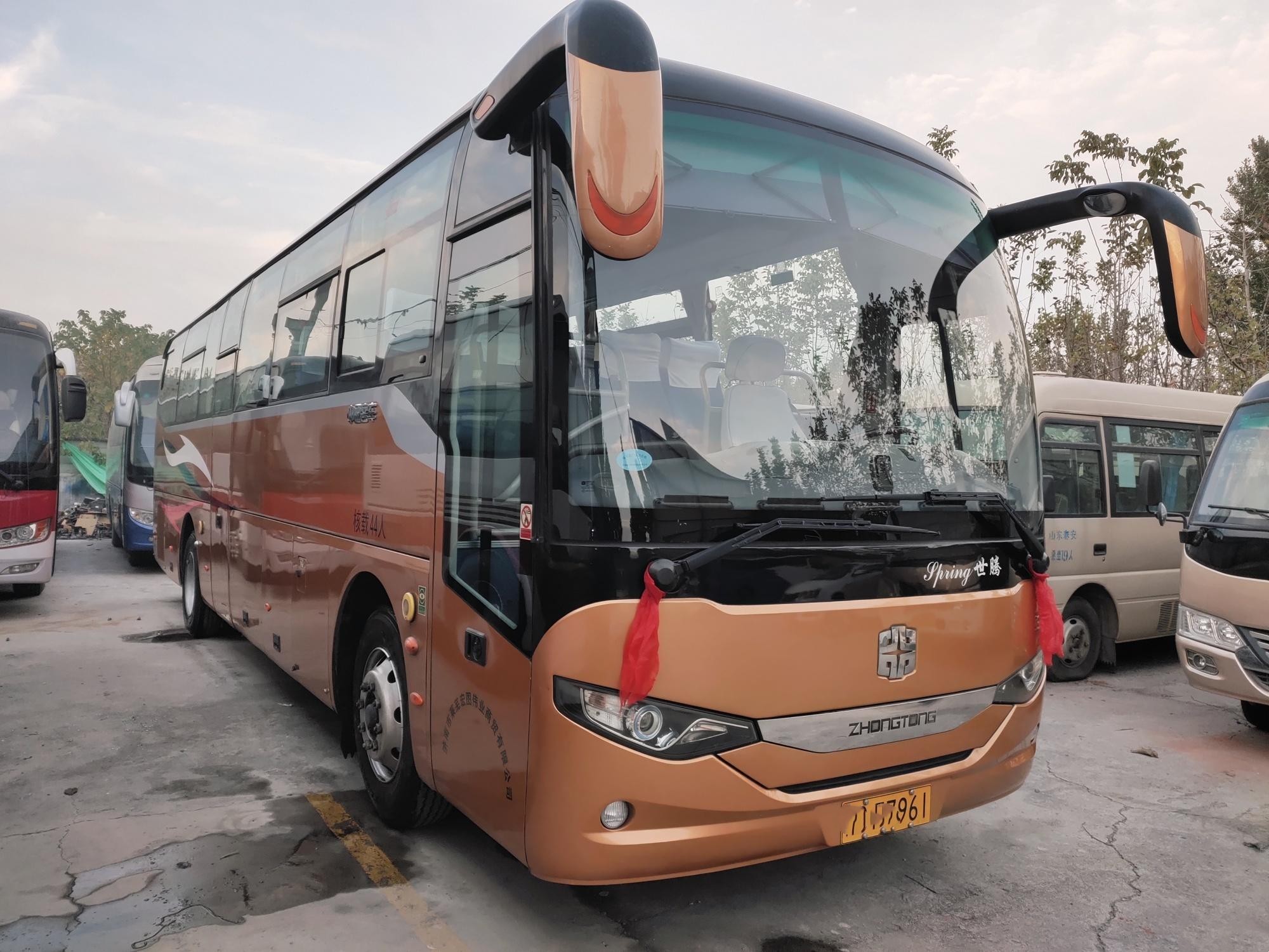 Buy cheap LCK6100 44seater Used Coach Zhongtong Bus Yuchai Engine Two Doors Left Hand from wholesalers