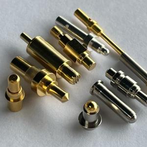 Solder Type Gold Plated SMT Pogo Pin For Power Application Customizable Design