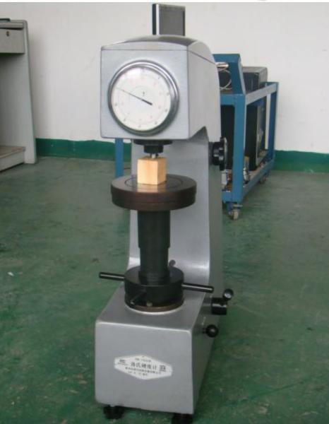 Quality Automatic Pointer Rubber Testing Equipment , Brinell Vickers Rockwell Hardness Testing Machine for sale