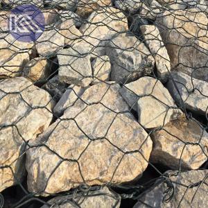  Stability 2*1*1m Retaining Gabion Wall Hexagonal Mesh 8*10cm / 10*12cm For Erosion Control And Flood Protection Manufactures