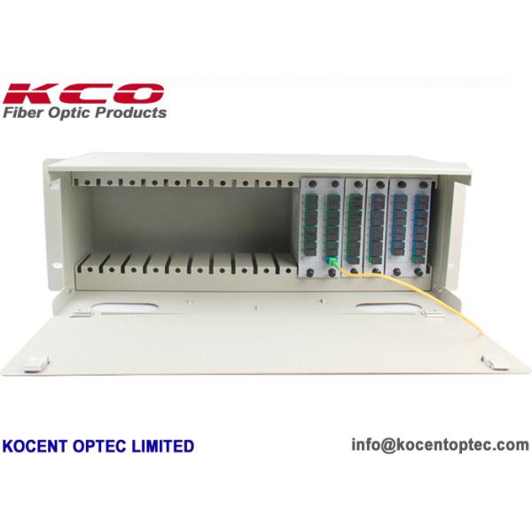  4U Rack Mountable Fiber Optic Splitter ODF Patch Panel 1*2 1*4 1*8 1*16 1*32 LGX Type Manufactures