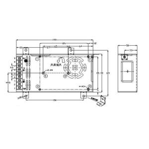 GTK-320-24II 24v Switching Power Supply With PFC Function Power Supply