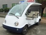 4 wheels Battery Powered Electric Passenger Car / Security Patrol Bus With Alarm