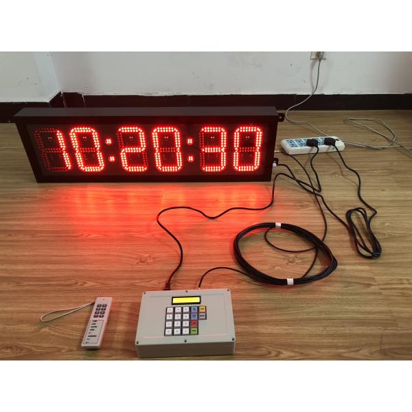 Six Digits City Marathon Race Electronic Clock Wireless With Battery