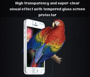  Anti-UV for Cell Iphone 4S Clear Full Size Tempered Glass Screen Protector in Stock Manufactures