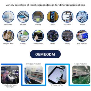19 Inch Custom Touch Screen G G Capacitive For Bank Terminal LCD Display