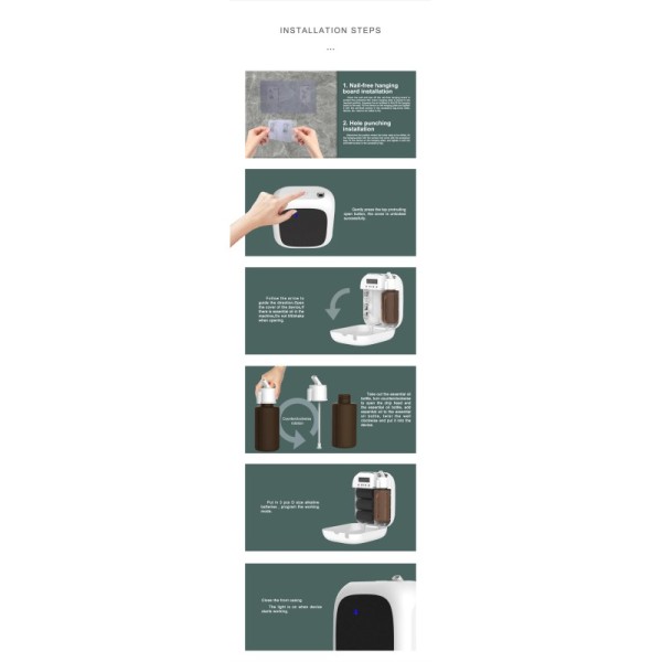 Bluetooth APP CONTROL Wall-mounted Air Diffuser with 150ml Oil Capacity Intelligent Scent Machine