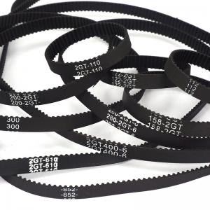  Black Width 6mm Pitch 2 mm 3D Printer Timing Belts GT2 Closed Loop Manufactures