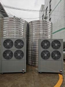  11-100KW 220 / 380 V Hybrid Water Heater , Air Heat Pump Water Heater 4.0 Cop Manufactures