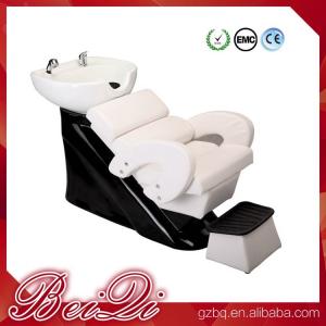 China Hair shampoo station wholesale salon furniture luxury massage shampoo chair wash unit on sale