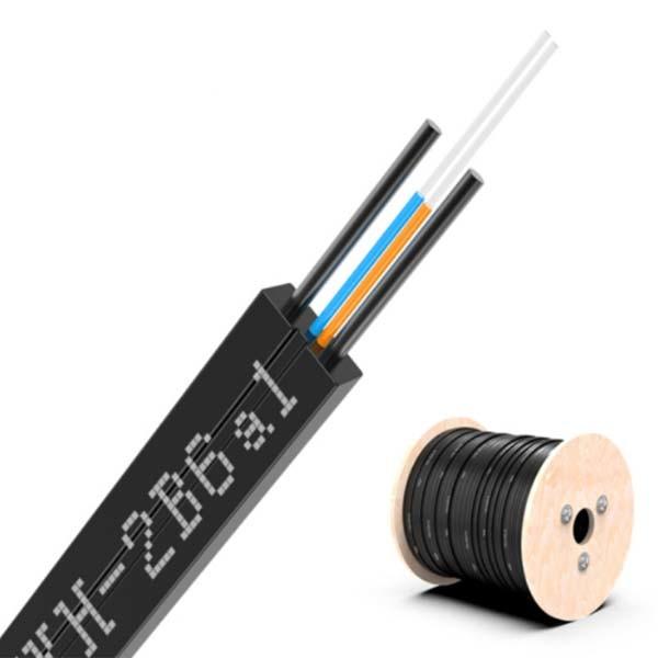 GJXH-2B6 FTTH Fiber Optic Cable Indoor Drop Cable PVC
