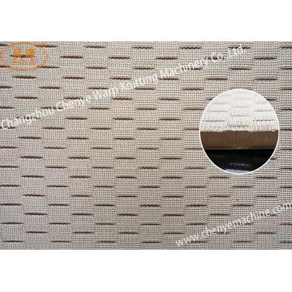 Double Needle Bar Raschel Machine Can Make 3Ply Spacer Fabric