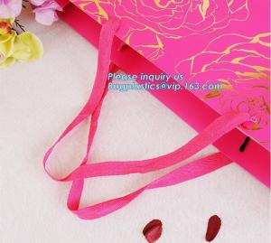  personalized custom paper hair extension carrier shopping bag luxury party wholesale gift bagsPremium Quality Custom Siz Manufactures