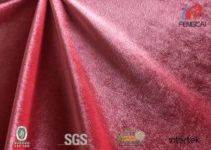  Chinese Textile Fashion Spandex Velvet Fabric With Ice Flower Pattern Fire Retardant Manufactures
