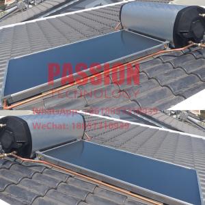  200L Pressurized Flat Panel Solar Water Heater Blue Coating Flat Panel Solar Collector Manufactures
