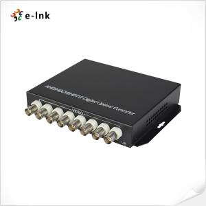 8 Channel HD Video over Optical Fiber Transmitter and Receiver with 10-bit digital video encoding and uncompressed