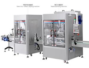  Sauce Filling Packing Machine , SS316 Automatic Liquid Filling Capping Machine Manufactures