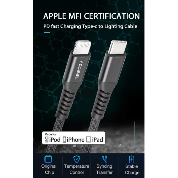 6Ft Type C To Lightning Cable